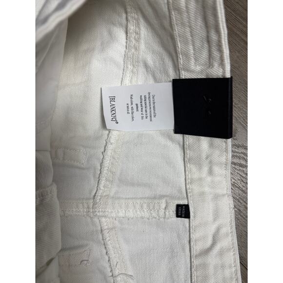 BLANKNYC The Perry Raw Hem High Waist Denim Mom Shorts 27 NWT - Picture 5 of 6